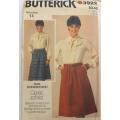 BUTTERICK 3922 A-LINE SKIRT SIZE 14 COMPLETE-UNCUT-F/FOLDED