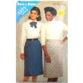 BUTTERICK 5272 STRAIGHT SKIRT SIZE 6-8-10 COMPLETE