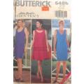 BUTTERICK 5488 SLIGHTLY TAPERED DRESS SIZE 12-14-16 DRESS C IS NOT SUPPLIED-ZIPLOC