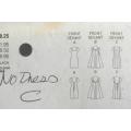 BUTTERICK 5488 SLIGHTLY TAPERED DRESS SIZE 12-14-16 DRESS C IS NOT SUPPLIED-ZIPLOC
