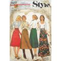 STYLE 2121 WRAP SKIRT SIZE 14 WAIST 71 CM-COMPLETE-WATER MARK COVER-ZIPLOC