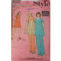 STYLE 3806 DRESS & PANTS SIZE 14 BUST 36 COMPLETE-OLD WATERMARK ON COVER