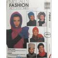 McCALLS FASHION ACCESSORIES 7805 POLAR HATS ONE SIZE - COMPLETE-UNCUT-F/FOLDED