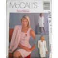 McCALLS 2618 SEMI FITTED DRESS-LINED JACKET  SIZE 8-10-12 COMPLETE CUT TO SIZE 10