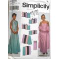 SIMPLICITY 9466 STUNNING TOPS-SKIRTS-WRAP SIZE 6-8-10-12 COMPLETE-CUT TO 12