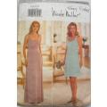 BUTTERICK 4337 EVENING DRESS -CLOSE LINED ABOVE WAIST BODICE SIZE 6-8-10-12 COMPLETE-CUT TO 12