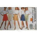 BUTTERICK 5809 SET OF SKIRTS SIZE 10-12 COMPLETE-CUT TO 12-ZIPLOC