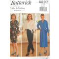 BUTTERICK 6897 DRESS & JUMPSUIT 10-12-14 COMPLETE-NO SEWING INSTRUCTIONS SUPPLIED