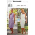 BUTTERICK 3137 DRESS-TOP-BELT-SKIRT SIZE  6-8-10 COMPLETE-UNCUT-F/FOLDED