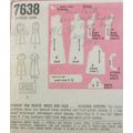 VINTAGE SIMPLICITY 7638 DRESS & SASH SIZE 16 SIZE 38 COMPLETE