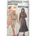 BUTTERICK 5840  FRONT BUTTON DRESS SIZE 14-16-18 COMPLETE-CUT TO 16