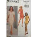 BUTTERICK 6798 TOP-SKIRT-SHORTS SIZE 6-8-10-COMPLETE-CUT TO 10
