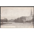 A POST CARD SHOWING ADDERLEY STREET AND MARKET SQUARE CRADOCK F.U.LOOK SCAN X 2