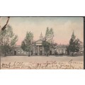 A POST CARD SHOWING GOVERMENT BUILDINGS KLERKSDORP F.U. LOOK SCAN X 2