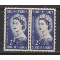 SOUTH AFRICA 1953 ISSUE SACC#142b  VARIETY SCAR ON NECK MINT* LOOK SCAN X 2