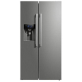 MIDEA 522L Side by Side Fridge/Freezer - Stainless Steel - World's No. 1 Refrigerator Exporter
