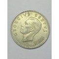 1951 5 shilling south africa in au condition km# 40.2 collectors coin .