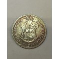 1953 2 SHILLING COIN UNION OF SOUTH AFRICA COLLECTORS COIN .