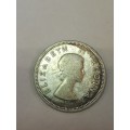 1953 2 SHILLING COIN UNION OF SOUTH AFRICA COLLECTORS COIN .
