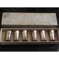 Vintage EMESS EPNS Miniature Salt and Pepper Shakers - 3 Sets