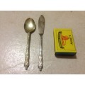 Set of Antique Miniature Spoon & Knife