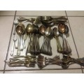 Bulk Collection of Antique EPNS Spoons