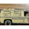 1950's Vintage Wesley Matchbox Toy Ambulance