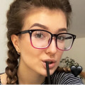 Sophie Moda - Fashion Computer Glasses Anti Blue Light: Black/Pink (2Pack)