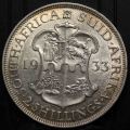 for` vCittert` 1933 Union of South Africa Two Shillings