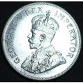 1923 Proof Two and a Half Shillings! Beautifully struck, Stunning coin.