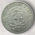 1895 ZAR Two and a Half Shillings - Half Crown in very nice condition!