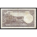 Zambia 10 Shillings 1964  Wildebees Head WM