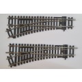 HO Hornby track (compatible with Lima) LH points