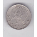 Rwanda 1 franc 1964