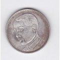 CHINA Kwangtung 1929 (year 18) 20 cents SILVER