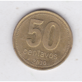 ARGENTINA 50 CENTAVOS 2010 EF