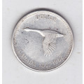 CANADA 1 DOLLAR 1967 .800 SILVER