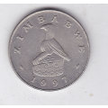 ZIMBABWE $1 1997 HIGH GRADE