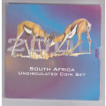 SOUTH AFRICA UNCIRCULATED  SET 2000 NEW COAT OF ARMS