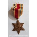 WWII AFRICA STAR FULL SIZE WITH RIBBON UNNAMED