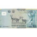 NAMIBIA $10 HIGH GRADE 2015