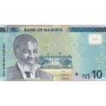 NAMIBIA $10 HIGH GRADE 2015