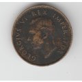 SOUTH AFRICA 1/4 PENNY 1946