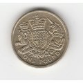 GREAT BRITAIN 1 POUND COAT-OF-ARMS 2015 HIGH GRADE