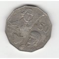 AUSTRALIA 50 CENTS DISCOVERY OF BASS STRAIT 1998