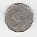 SWAZILAND 50 CENTS 1993