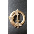 FRENCH FOREIGN LEGION COMBAT DIVERS BADGE (PIN MISSING)