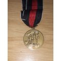 GERMANY WWII SUDETENLAND MEDAL WITH RIBBON