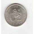 SOUTH AFRICA SHILLING 1959 UNC