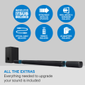 45 HD Sound bar with Satellite Speakers & Wireless Subwoofer iLive